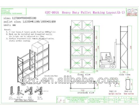 Warehouse Pallet Rack Layout