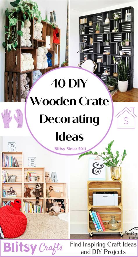 40 Unique Diy Wooden Crate Decorating Ideas And Projects Blitsy