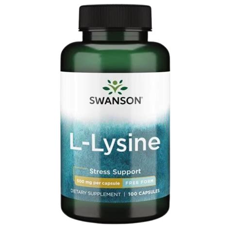 Swanson L Lysine 500 Mg Natural Pharmacy