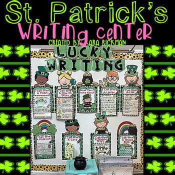 St Patrick S Day Writing Center By Create Your Balance With Literacy