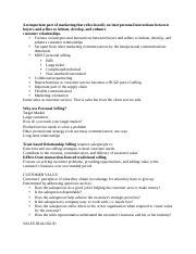 Exam Study Guide Part Mktg Docx An Important Part Of