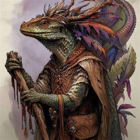 Lizardfolk Shaman Druid Rdndai