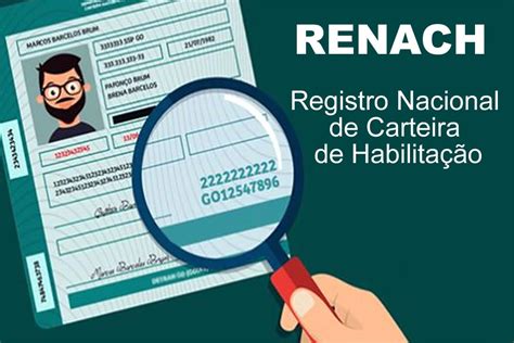 Renach Registro Nacional De Carteira De Habilitação