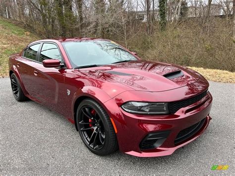 Octane Red Pearl 2022 Dodge Charger Srt Hellcat Widebody Exterior Photo 145693457