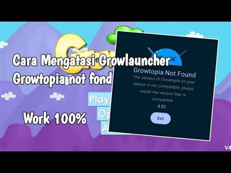 Cara Mengatasi Growlauncher Eror Growtopia Youtube