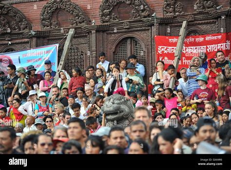 Thousands Of Nepalese Devotees Observing The Festival On The Third Day