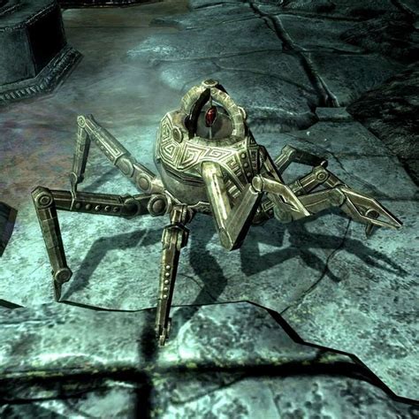 Dwemer Spider Sentry Skyrim Model Spiders Feature Pincer Forearms