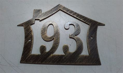 Decorative House Numbers Metal Randolph Indoor And Outdoor Design