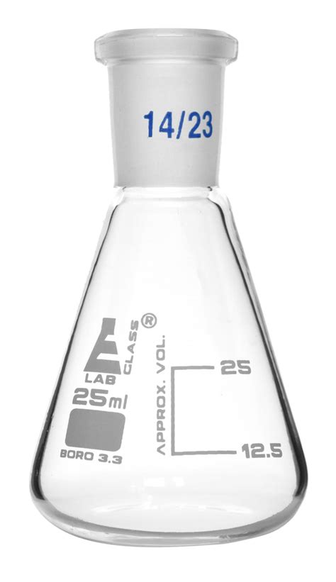 Eisco Narrow Neck Glass Erlenmeyer Flasks Capacity Ml Size