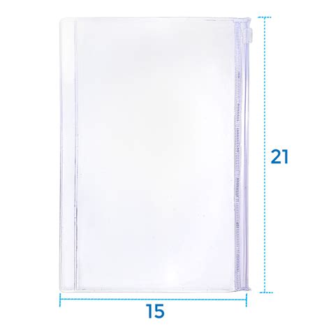 Envelope Canguru 15x21 cm Zíper e Cursor Para Agendas e Cadernos