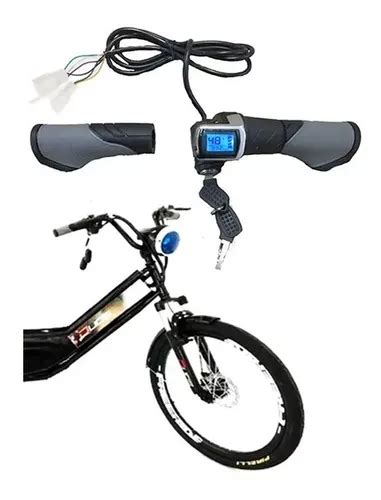 Acelerador Digital Bicicleta Elétrica Duos Chaves E Manopla