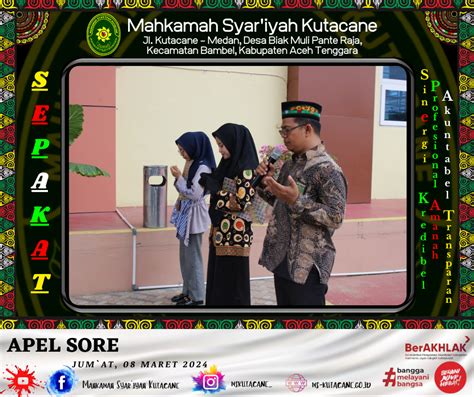 MS Kutacane Apel Sore 08 Maret 2024 Ketua Semoga Setelah