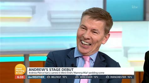 Andrew Pierces Stage Debut Good Morning Britain Youtube