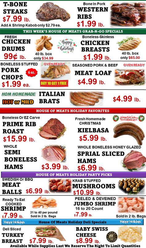 Weekly Ad | House Of Meats