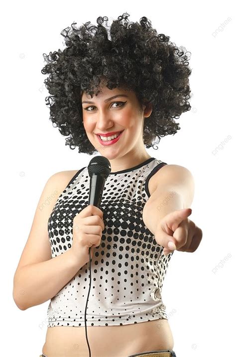 Fondo Mujer Con Corte De Pelo Afro En Blanco Foto E Imagen Para Descarga Gratuita Pngtree