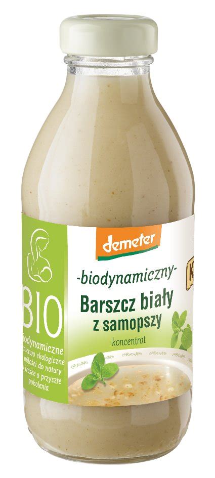 BARSZCZ BIAŁY Z SAMOPSZY KONCENTRAT DEMETER BIO 320 ml KOWALEWSKI