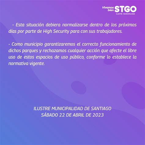 Santiago On Twitter 🟣 Comunicado De Prensa De La Ilustre