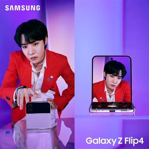 Samsung Unveils New HD Photos Featuring BTS And The New Galaxy Z Flip4 » K-Luv