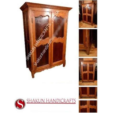 Shakun Handicrafts Hinged Designer Wooden Almirah For Home Number Of