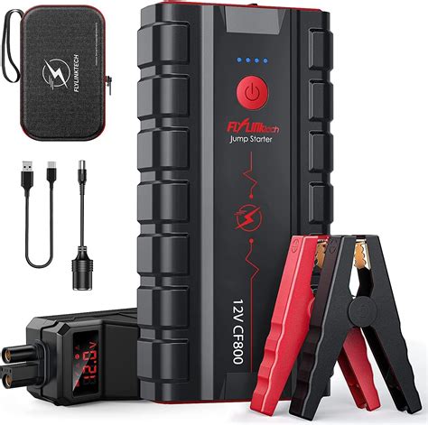 Flylinktech Booster Batterie Voiture A Mah Jump Starter Jusqu