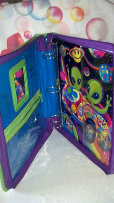 Vintage Lisa Frank Large Rare Zipper Binder Trapper Keeper Etsy