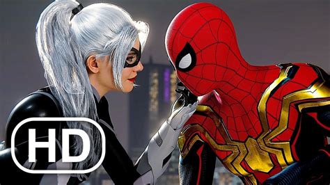 Spider Man Kisses Black Cat Almost Scene Marvel S Spider Man No Way