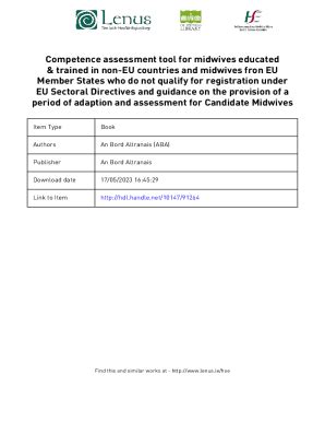 Fillable Online Domains Of Competence In Midwifery Students A Basis