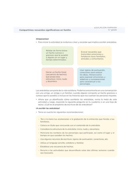 Experiencia Exitosa De Aprendizaje Aprendo En Casa Pdf