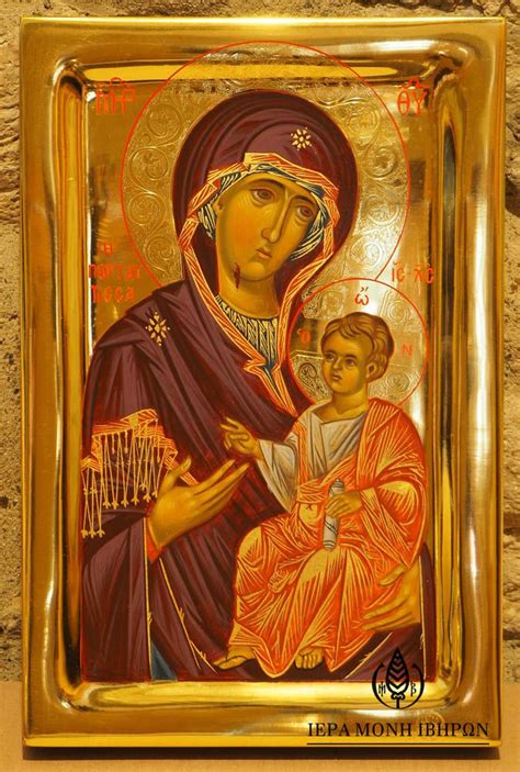 Copy of the Holy Icon "Mother of God, Portaitissa" - Ιερά Μονή Ιβήρων ...