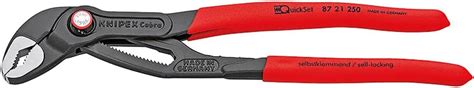 Buy KNIPEX 87 21 250 Cobra Quick Set Water Pump Pliers 10 Inch Online