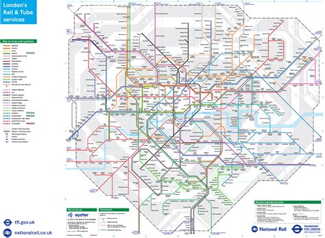 Rail Map Of London