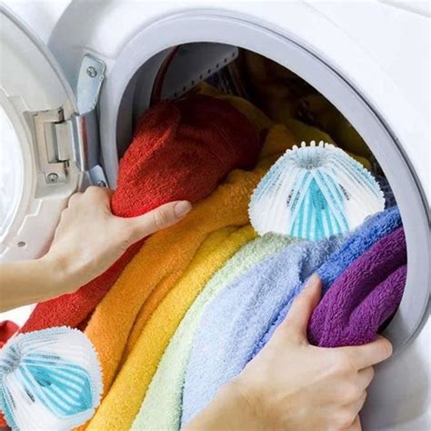 Minifinker Boule d élimination des peluches 6 Pcs Boule à linge pour