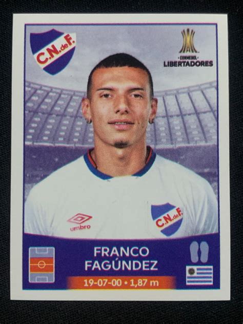 2023 PANINI CONMEBOL Copa Libertadores Sticker 130 FRANCO FAGUNDEZ C