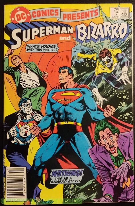 DC Comics Presents Superman And Bizarro 71 1984 Comic Book Etsy