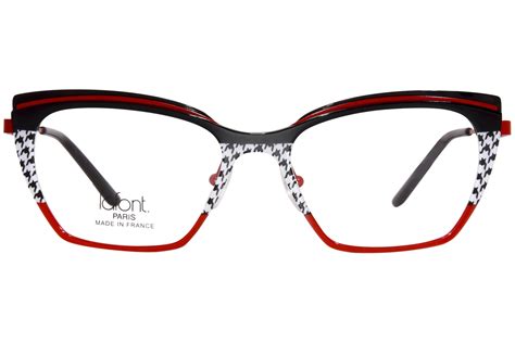 Lafont Jeanne 1091 Eyeglasses Womens Black Full Rim Cat Eye 52 17 134