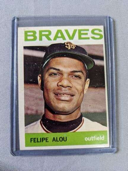 1964 Topps 65 Felipe Alou South Auction