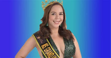 Alma Concepcion Returns To Pageantry Tempo The Nations Fastest