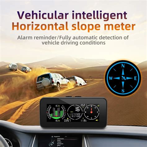 MH Head Up Display Speed Slope Meter Inclin Metro Digital GPS M60 Para