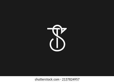 Initial Letter Ts St Logo Design Stock Vector Royalty Free 2137824957