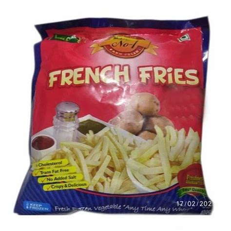 Farm Fresh Deep Fry 500g Frozen French Fries Packaging Type Packet At