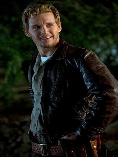 Ryan Kwanten True Blood Brown Leather Jacket