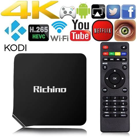 Richino Android Tv Box Fully Loaded Kodi P Amlogic S Quad Core