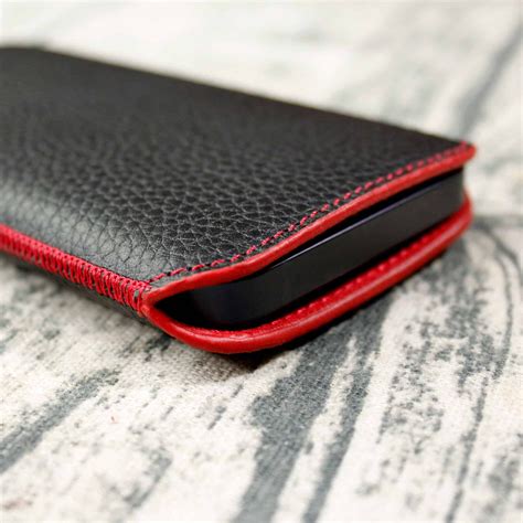 iPhone 13 Pro Max Genuine Leather Pouch Case