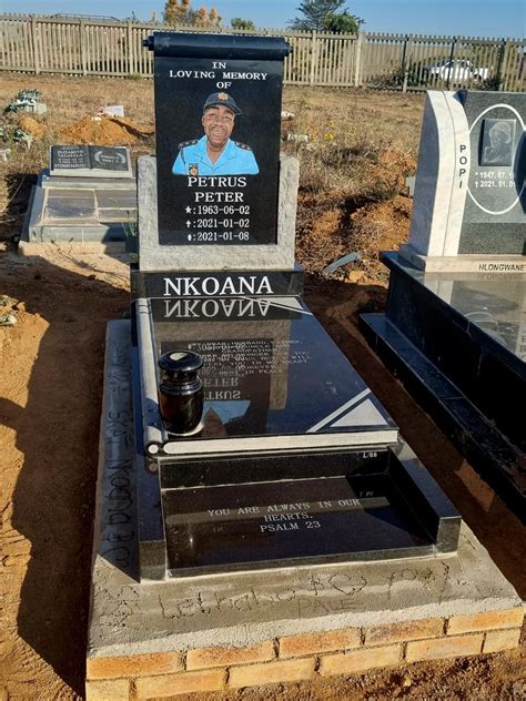 Picture Engraving To Your Loved Ones Tombstone Mankweng Tombstones