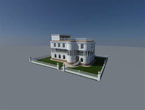 Modern house 3D Model $10 - .max - Free3D