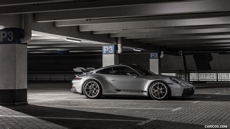 Porsche 911 Gt3 2022my Color Dolomite Silver Metallic Side