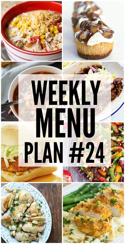 Weekly Menu Plan 24 The Girl Who Ate Everything