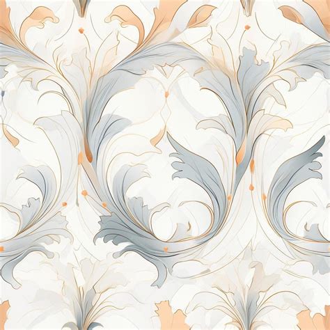 Premium AI Image | A close up of a floral design on a beige background.