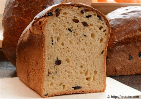 Saftiges Rosinenbrot Der Brotdoc