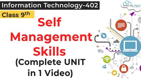 Complete Unit Self Management Skills Class It Self Management